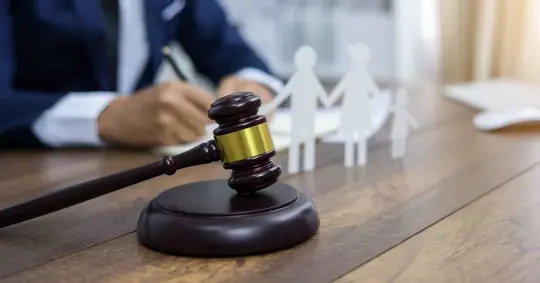 lawyer and gavel